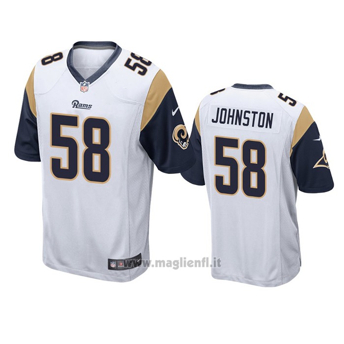 Maglia NFL Game Los Angeles Rams Clay Johnston Bianco